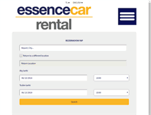Tablet Screenshot of essencecarrental.com